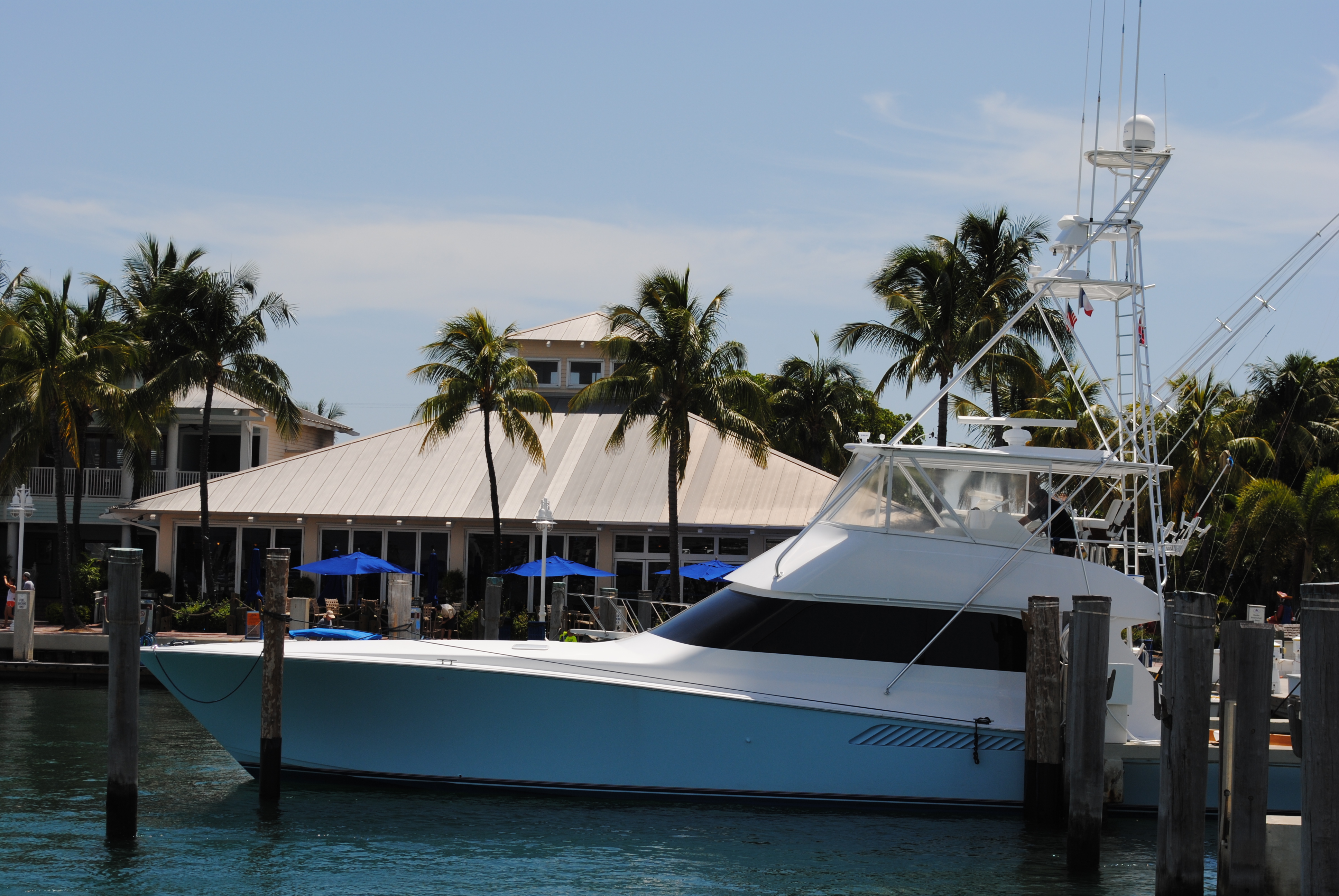 Boats and waterfront activities at Sailfish Marina in Palm Beach Shores